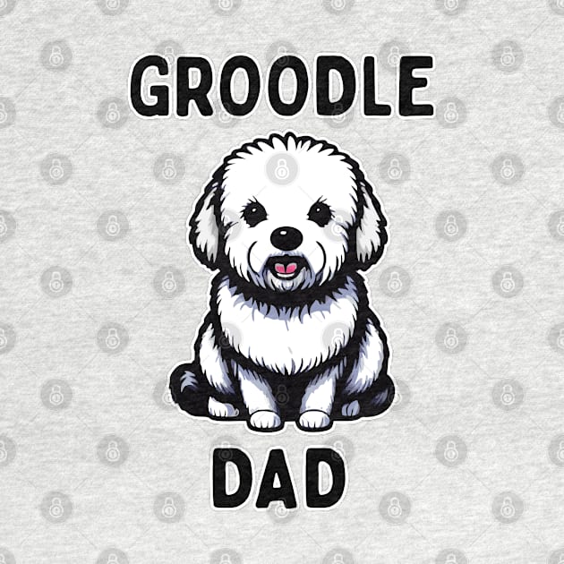 Groodle Dad - Golden Doodle by Quietly Creative